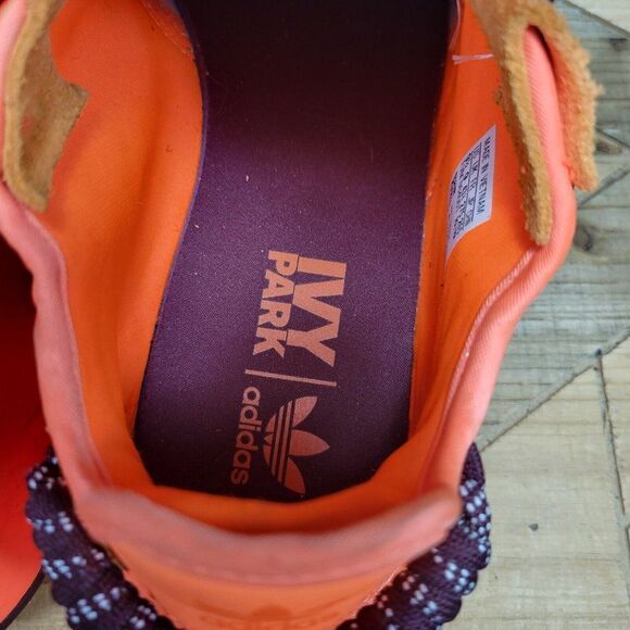 EUC Adidas X Ivy Park Nite Jogger 2020 FX3158 Orange Maroon - Size 9.5, Beyonce - Picture 12 of 13